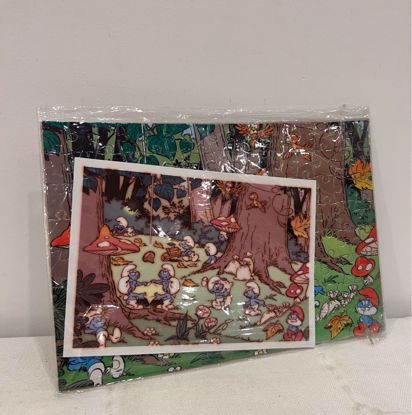 Picture of لوح بزل السنافر         .